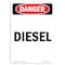 Signmission Safety Sign, OSHA Danger, 7" Height, Portrait Diesel, Portrait OS-DS-D-57-V-2059 - alternate 1